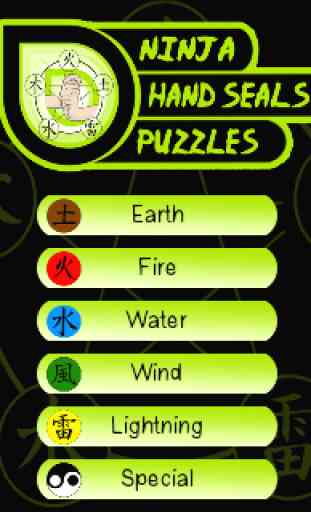Ninja Hand Seals Puzzles 1