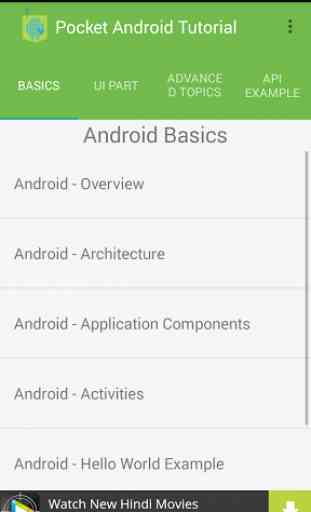 Pocket Android Tutorial Free 2