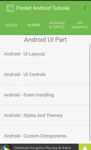 Pocket Android Tutorial Free 3