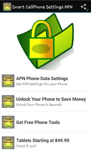 Smart Cellphone Settings APN 4