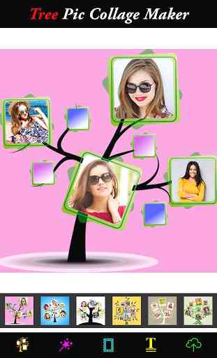 Tree Pic Collage Maker Grids 4