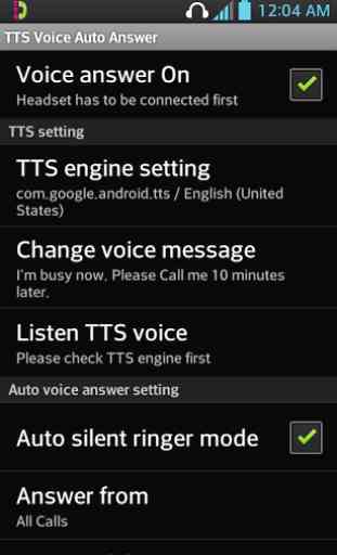 TTS voix réponse automatique 1