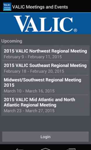 VALIC Meetings and Events 1