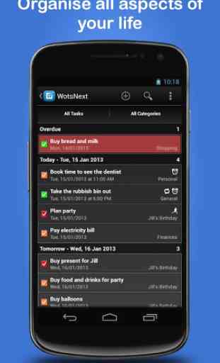 WotsNext - To-do / Task List 1