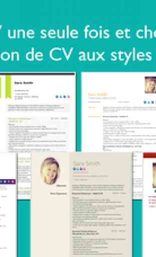 Resume Designer Pro: crée cv curriculum vitae et lettre de motivation sur mesure pour un entretien pour un emploi 2