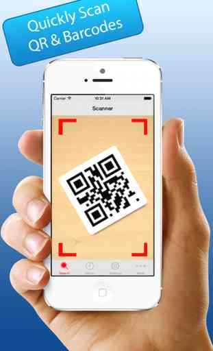 Analyse rapide QR - Barcode Scanner App rapide. 1