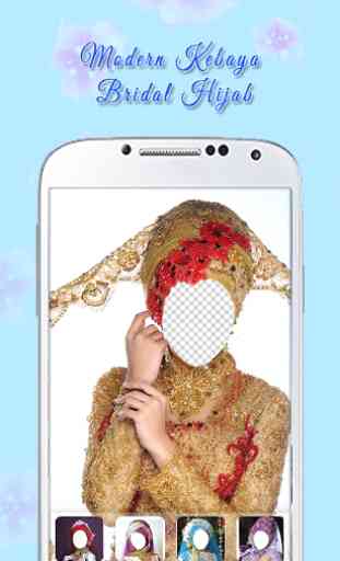 Modern Kebaya Bridal Hijab 2