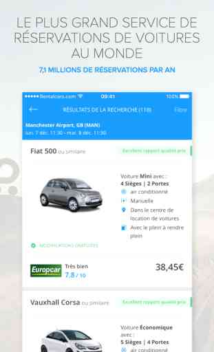 Rentalcars.com - L'app de location de voitures 4