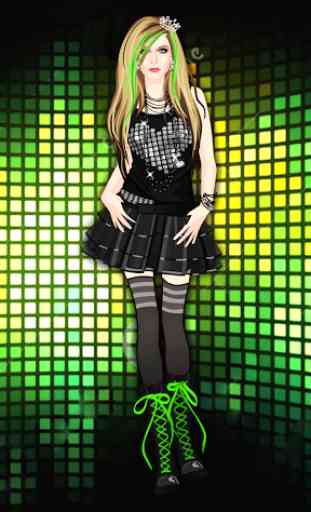 Avril Lavigne Dress up jeu 1