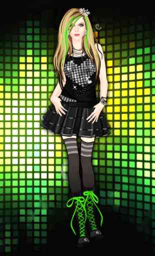 Avril Lavigne Dress up jeu 2