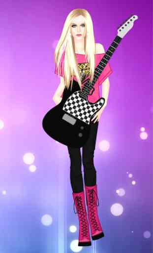 Avril Lavigne Dress up jeu 3