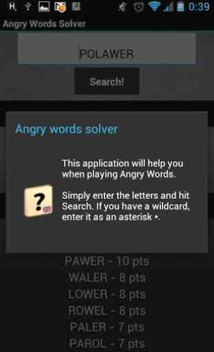 Solver for Aworded PRO 2