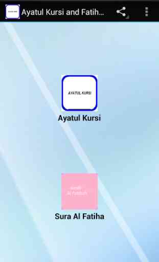 Ayatul Kursi and Fatiha MP3 1