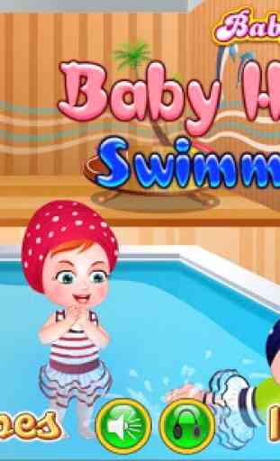 Baby Hazel Swimming Time 1