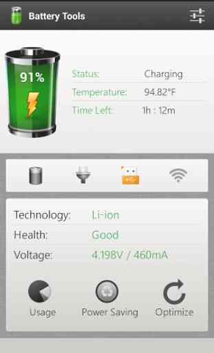 Battery Tools & Widget Android 3
