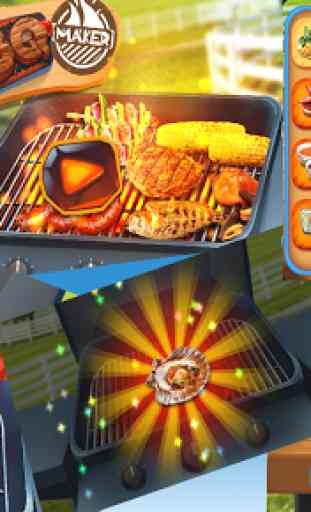 BBQ Grill Cooker-Cooking Game 2