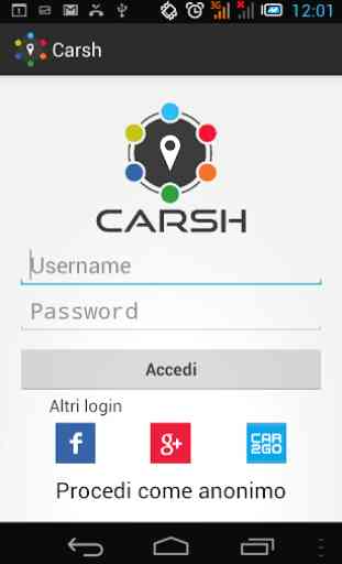 CARSH - Aggrega i carsharing 1