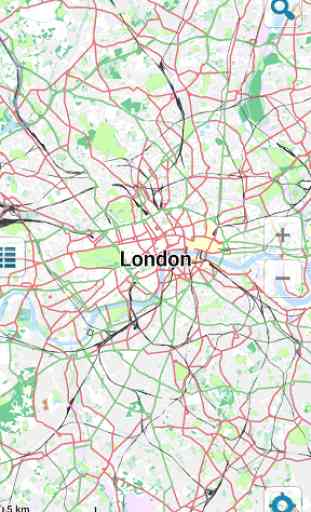 Carte de London hors-ligne 1