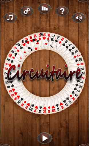 ♥♦ CIRCUITAIRE ♠♣ Solitaire 1