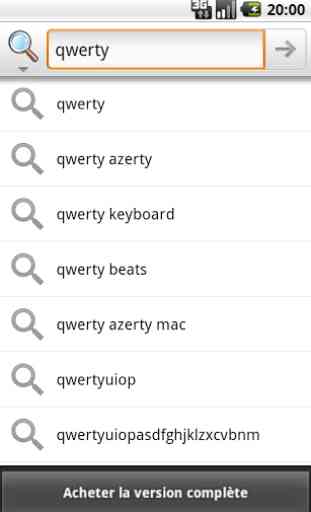 Clavier Android Azerty Lite 2