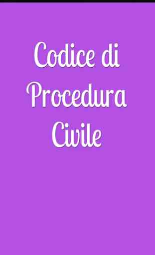 Codice di Procedura Civile 1