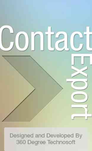 Contacts Backup & Export 1