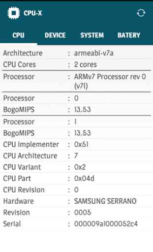 CPU X Doctor Ram Battery 2