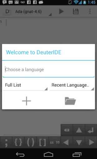 DeuterIDE - Compiler and IDE 1