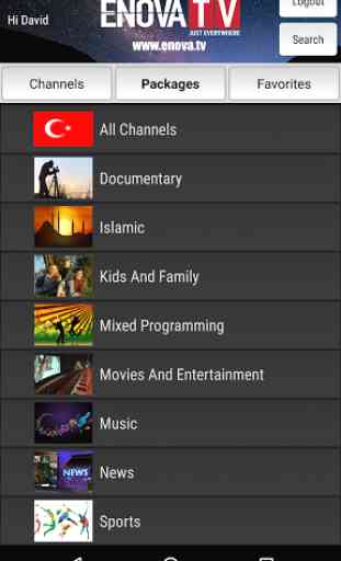 EnovaTV for Google TV 2