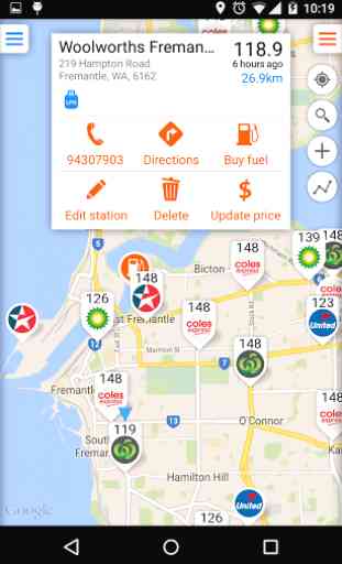 Fuel Map Australia 2