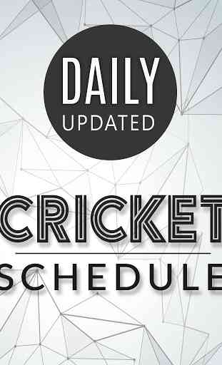 Live cricket schedule 2017 2