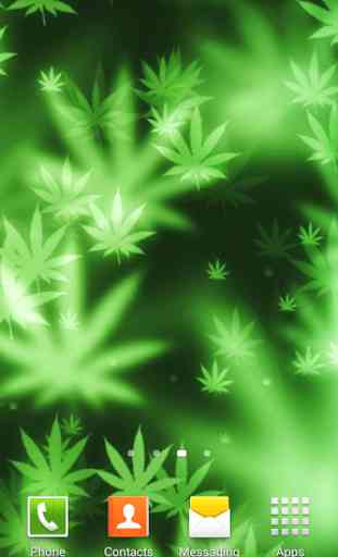Marijuana Fond d'écran Animé 2