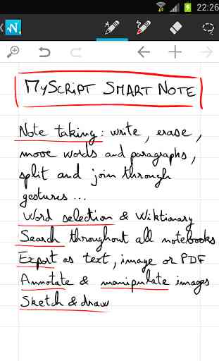 MyScript Smart Note 2