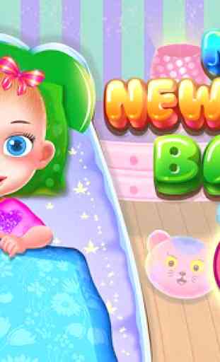 Newborn jeux de filles de bébé 1