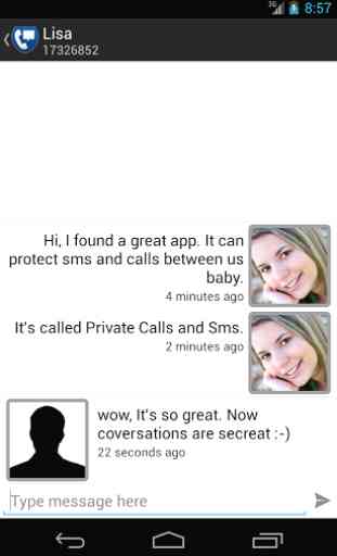 Private Calls and SMS 1
