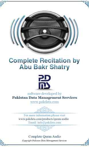 Quran Audio - Abu Bakr Shatry 1