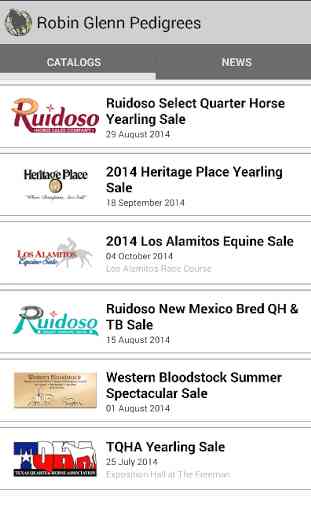 RGP Horse Sale Catalog Phone 1