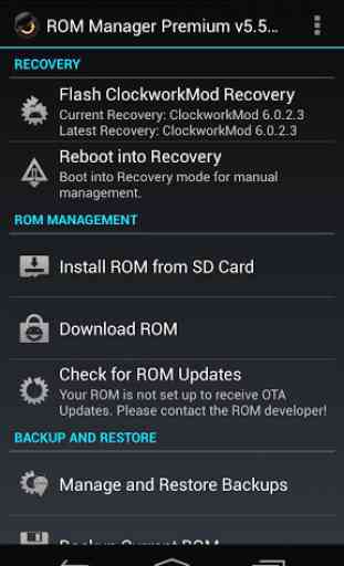 ROM Manager (Premium) 1