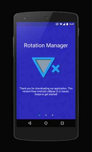 Rotation Manager - Control 1