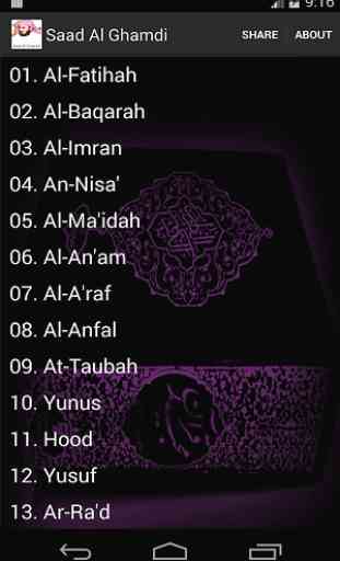 Saad Al Ghamdi Quran MP3 4