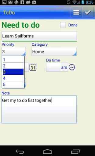 SailformsPlus Forms Database 2