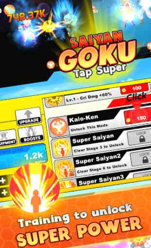 Saiyan Goku Tap super 4