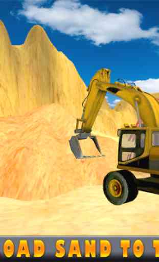 Sand Excavator Tractor  Sim 4