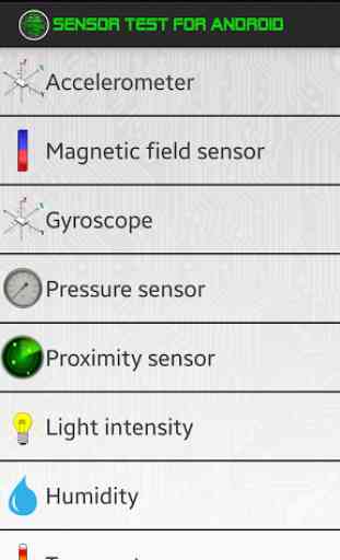 Sensor Test for Android 1