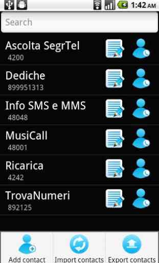 SIM contacts manager 2