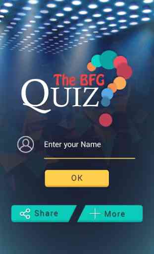 The BFG Quiz 1