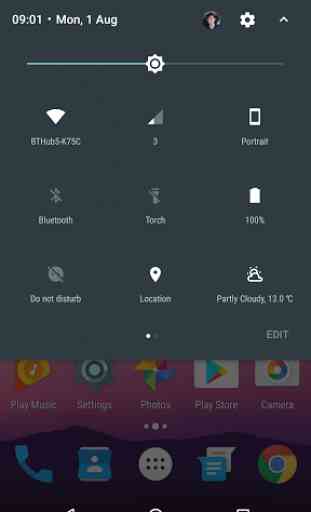 Weather Quick Settings Tile 2