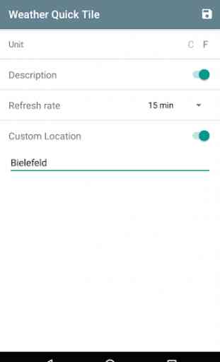 Weather Quick Settings Tile 3