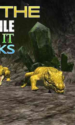 3D crocodile colère chasseur 4