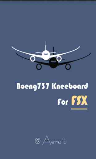 B737 Kneebaord for FSX 1